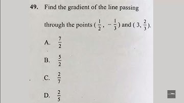 WASSCE 2023 Core maths paper 1 Q49