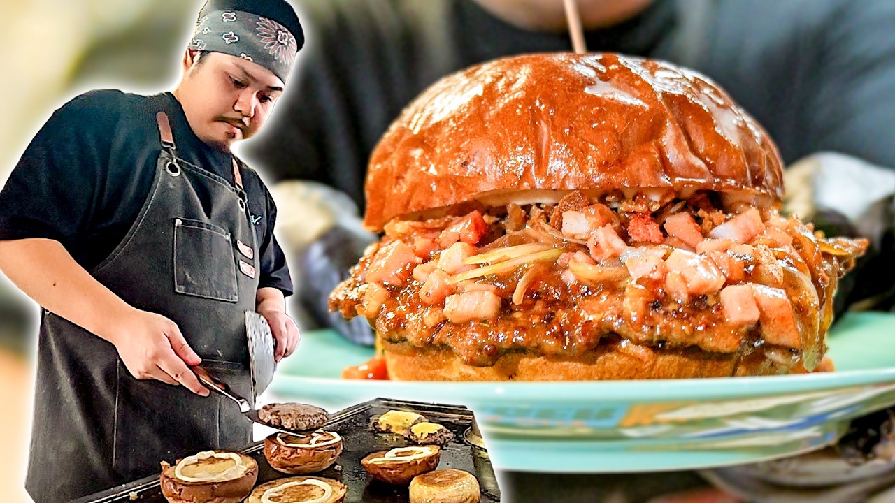 Quit His Job for Burgers! Young Japanese Master’s Diner Loved by Americans #japanesefood