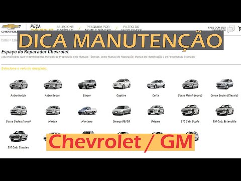 [DICA] Manuais Manutenção Chevrolet / GM - Acesso Grátis