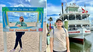 Sightseeing In Fort Lauderdale Florida! Jungle Queen Riverboat, HUGE Houses & MORE!