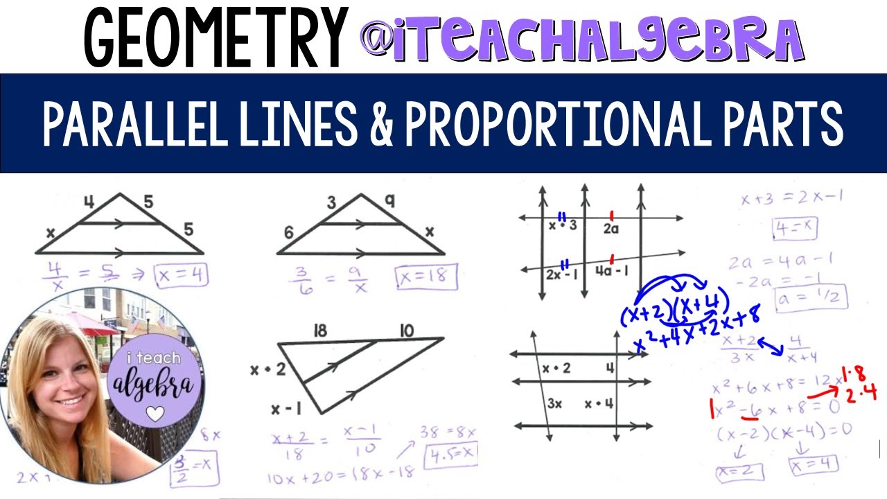 Geometry Parallel Lines And Proportional Parts Plus Factoring geometry-parallel-lines-and-proportional-parts-plus-factoring