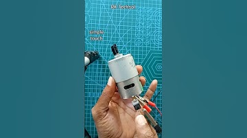 Touch ON OFF Motor | IRFZ44N Projects | Touch On Off Switch #shorts #electronic