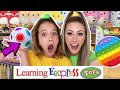 NO BUDGET 🤑 FIDGET, SLIME, & SQUISHMALLOW SHOPPING SPREE! (At Learning Express)