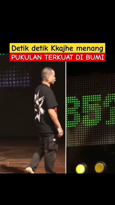 detik detik Kkajhe menang😱 Pukulan terkuat di Bumi #videoshort #videoviral #boxing