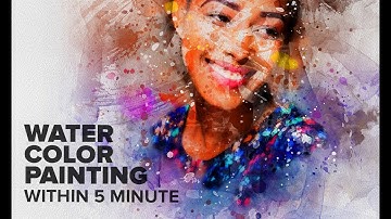 Premio Watercolor Photoshop Action Tutorial