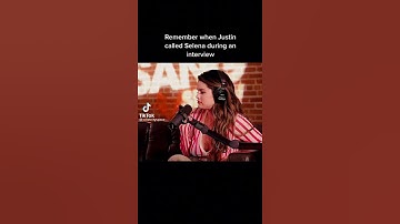 Remember when Justin Bieber called Selena Gomez during an interview | ctto