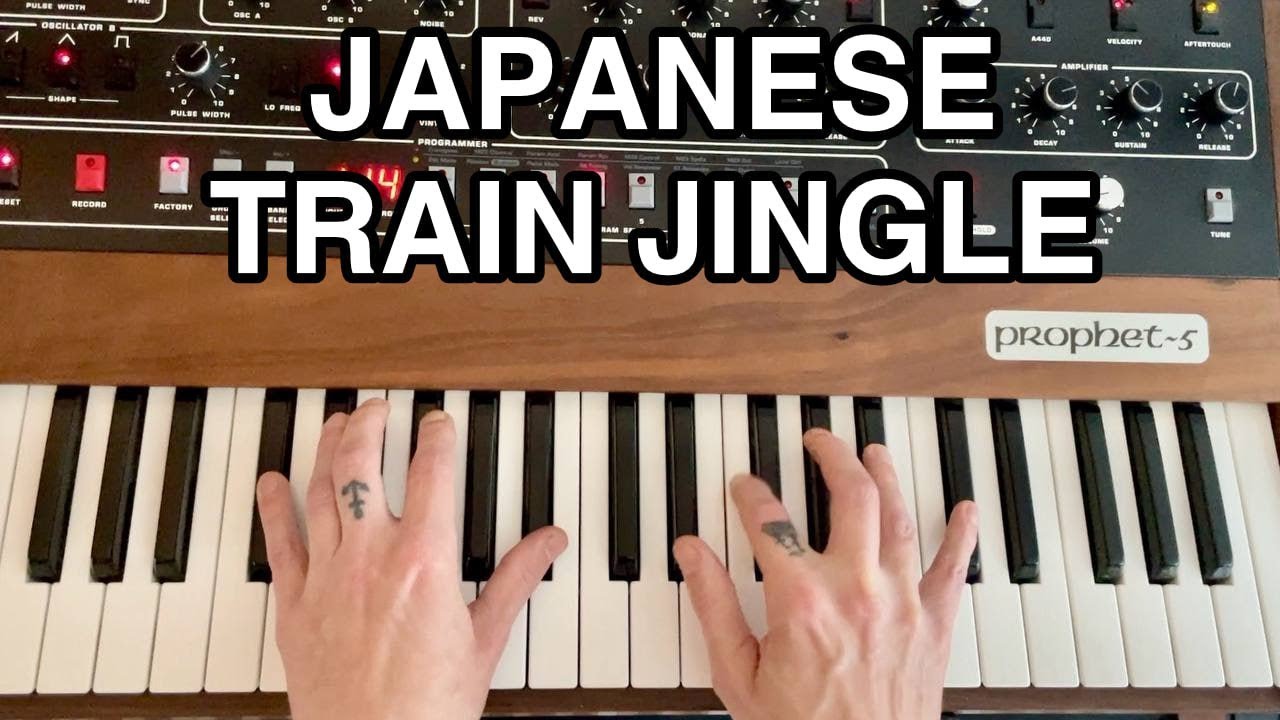 Verde Rayo Japanese Train Melody + TUTORIAL (JR East Departure Verde Rayo Japanese Train Melody + TUTORIAL (JR East Departure