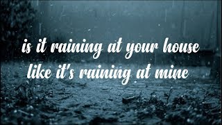 Video voorbeeld van "Is It Raining At Your House - Vern Gosdin (with lyrics)"