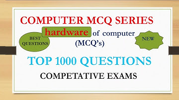 TOP 100 COMPUTER MCQ ✅ || COMPUTER HARDWARE || COMPITITIVE EXAMS ✅