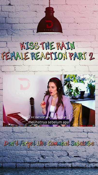 🤩 ALIP BA TA 'DYNAMO' KISS THE RAIN FEMALE REACTION PART 2 ❗❗ FINGERSTYLE GUITAR COVER