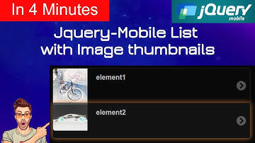 coding Jquery mobile list with image thumbnails | image thumbnail list |jquery mobile list