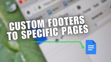 ✅ ULTIMATE: [HOW-TO] Add a Footer (Or Different Footers) to Individual Pages in Google Docs |English