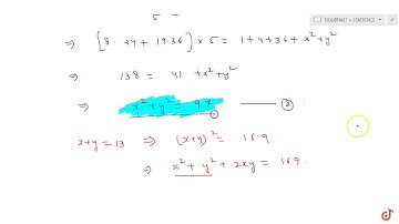 The mean of 5 observations is 4.4 and their variance is 8.24. If three of the observations are 1...