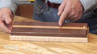George Vondriska and A.J. Moses discuss making a cribbage board from scrap wood in your shop. A WoodWorkers Guild of 