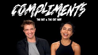 Robert Pattinson & Zoë Kravitz KIND OF Complimenting Each Other For 19 Minutes (Compilation)