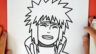 Como Desenhar Minato, How To draw Minato (passo a passo Super Fácil) 