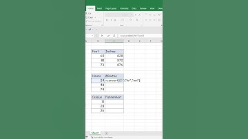 HOW TO USE CONVERT FUNCTION IN EXCEL