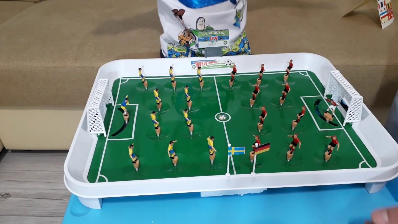 Calcio Balilla A Molla Per Bambini - Set Completo Con Accessori