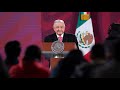 Presentación de candidatas y candidatos a dirigir sindicato petrolero. Conferencia presidente AMLO