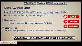 2026 USATF Masters 5 KM Championships