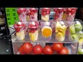 동대문종합시장 / 생과일주스 / raw fruit juice / Strawberry / Kiwi / Orange / Korean Street Food