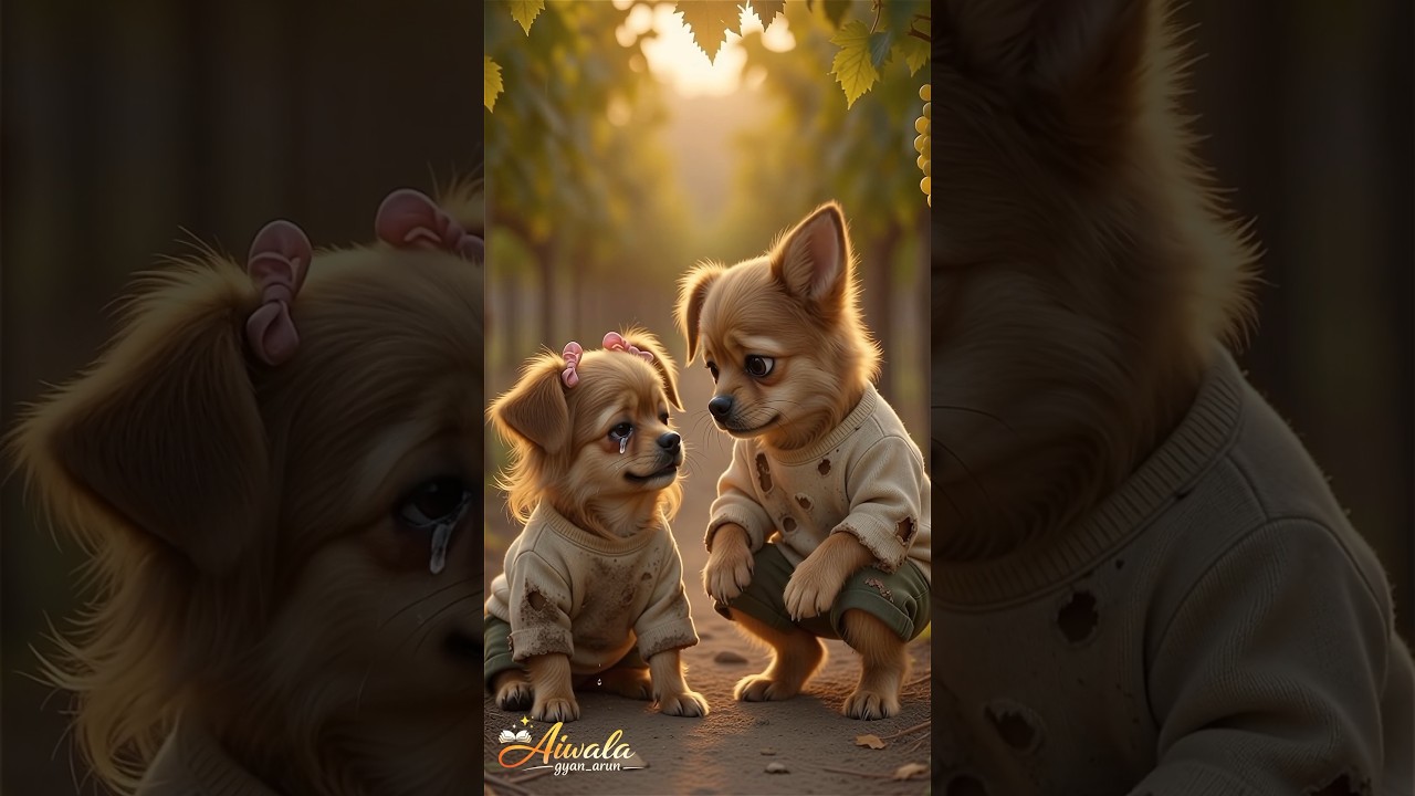 The dog worked in the garage and earned his food. 