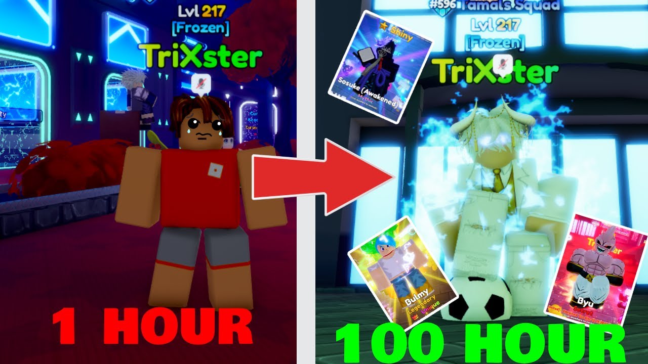 I SPENT 100 HOURS IN ROBLOX ANIME ADVENTURES - YouTube