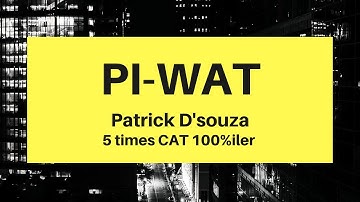 WAT PI Course | Patrick D