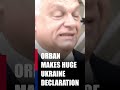 Orbán VETOES Ukraine’s EU Bid: “We Won’t Integrate War” – Hungary Halts Membership Talks