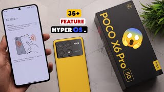 35+ Features On Indian Xiaomi HyperOS ft. Poco X6 Pro 5G | POCO X6 Pro Features & Tricks!