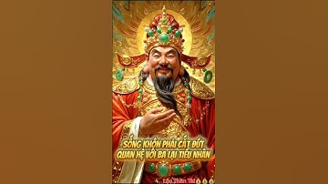 Sống khôn phải cắt đứt quan hệ với ba loại tiểu nhân #hieubiet #loiphatday #phongthuy