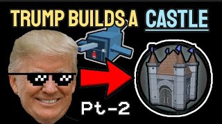How to Make a Castle in Hybrid Animals|| Trump Builds a Castle Pt-2|| #hybridanimals