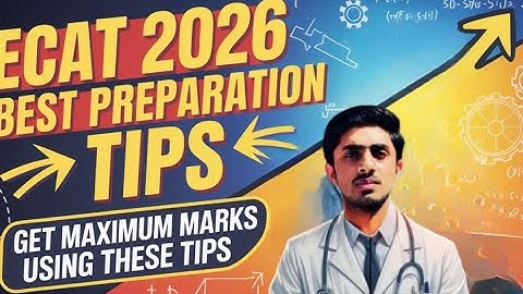 ECAT 2026 Best Preparation Tips | How to pass ECAT Easily ? | Ecat Tips and Tricks