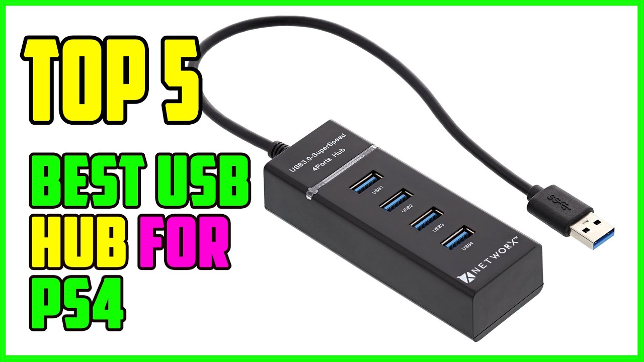 TOP 5 Best USB Hub for PS4 2023 