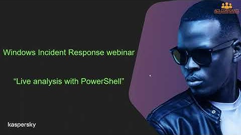 Windows Incident Response webinar  Live analysis with PowerShell