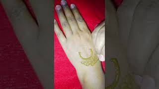 C alphabet mehndi design #easy trick mehndi #simple #youtubeshorts #shorts #beginners