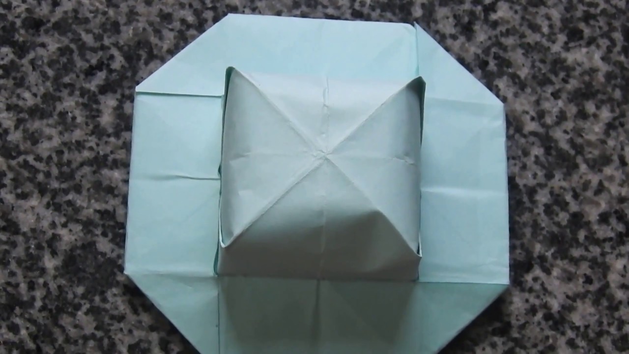 How To Make An Easy Origami Hat - YouTube