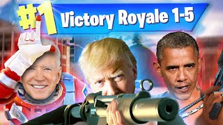 US Presidents Play Fortnite (1-5)