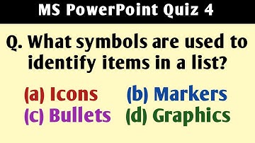 MS PowerPoint Quiz 4 | Computer Science Quiz | Knowledge Enhancer Quizzes