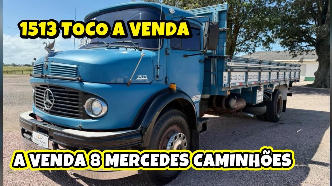 A VENDA 8 MERCEDES BENS CAMINHÕES MARÇO 2026 NO VÍDEO TEM DETALHES OS PREÇOS , CONTATOS E MAIS