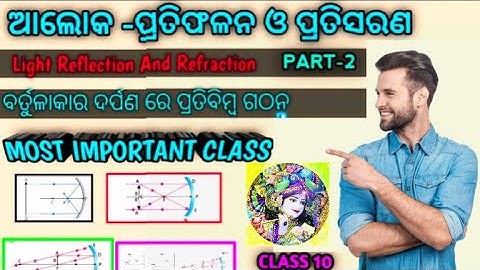Light Reflection And Refraction PART-2 Image Formation By Spherical Mirror Odia