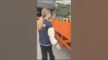 Orange Dock ramp #sourcefactory #dockramp