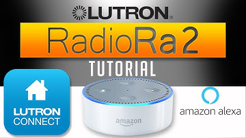 Lutron RadioRa2 Tutorial // AMAZON ALEXA & Lutron Connect App with Sivoia QS Wireless Blinds (2018)