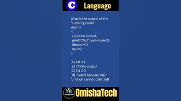 C programming MCQ #35 #static #malloc #calloc #arraysinc #cmcq #programming #storage