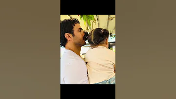 الفنانة رحمة رياض و زوجها الممثل الكسندر علوم و ابنتهما 