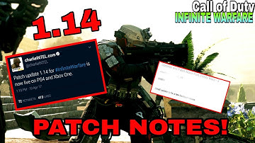*NEW* COD INFINITE WARFARE FULL 1.14 PATCH NOTES! SMALLEST UPDATE EVER!