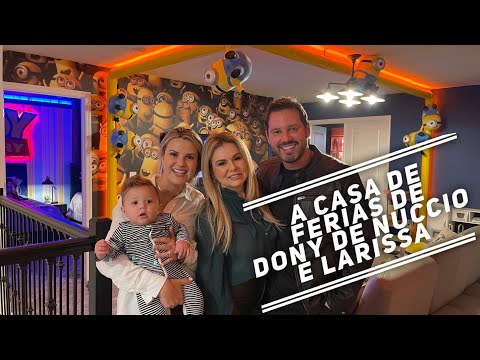 Conheça a casa de férias do apresentador Dony De Nuccio e sua esposa Larissa!