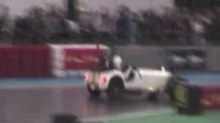 Top Gear Live 2011 Indoor Track The Stig 3 laps in a Caterham R500 Superlight