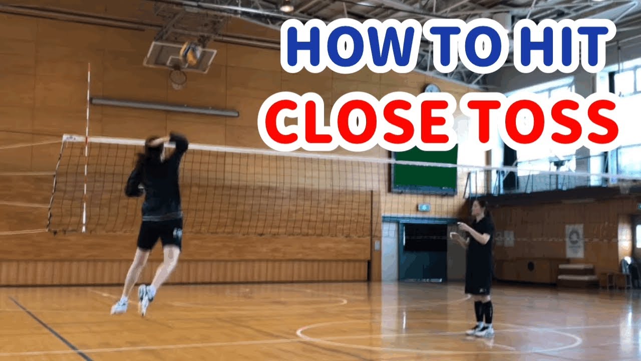 how to hit a close toss【volleyball】 - YouTube