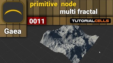 0011. primitives node ( Multi Fractal node ) in Gaea
